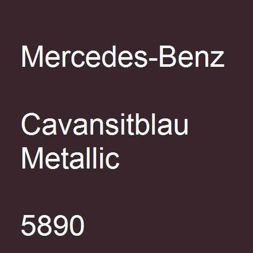 Mercedes-Benz, Cavansitblau Metallic, 5890.